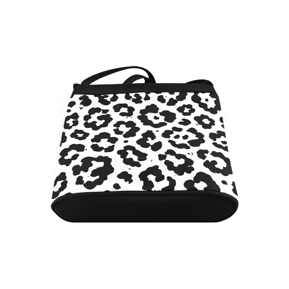 Damen Schultertasche mit modernem Leo-Muster