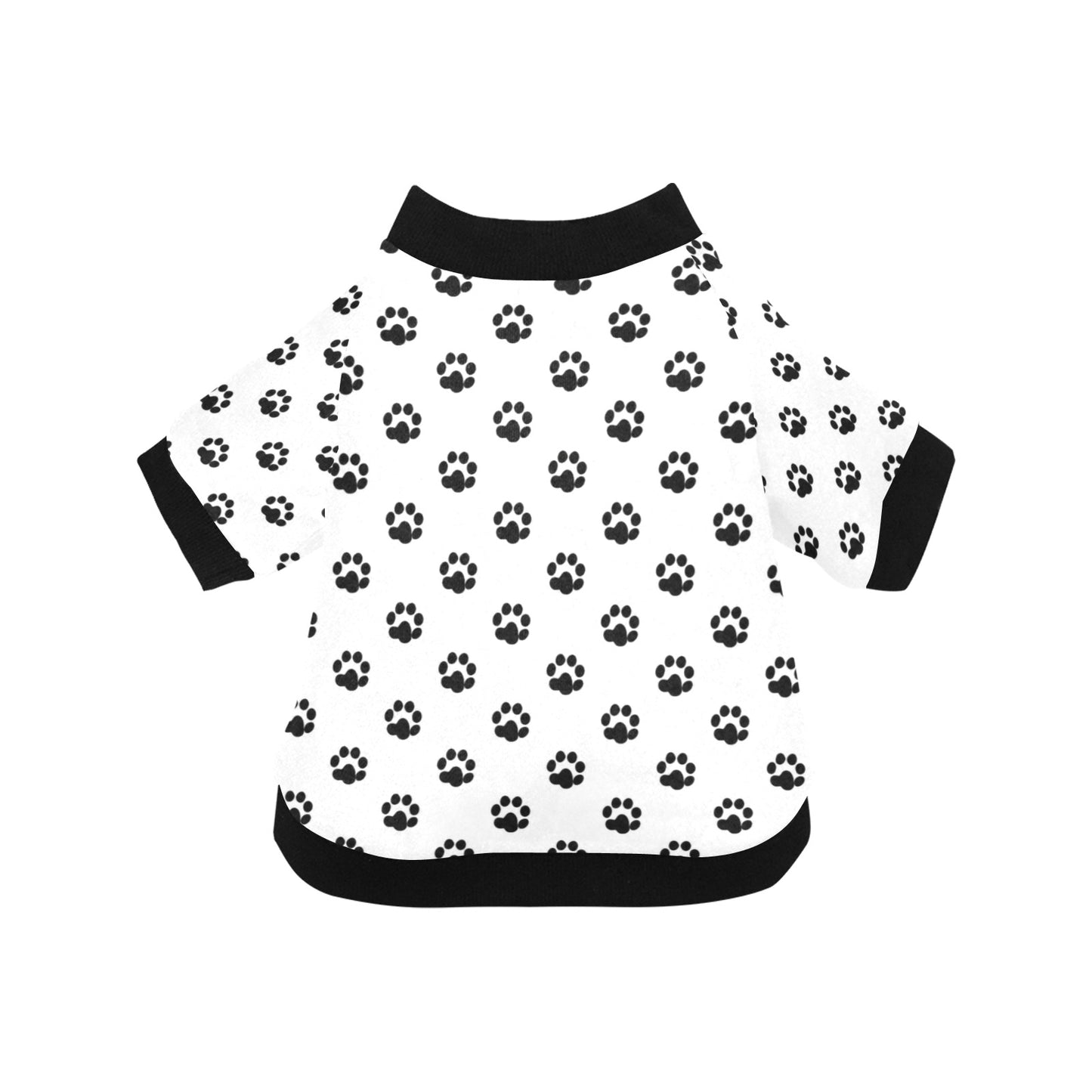 Flauschiges Hundeshirt mit Allover-Druck