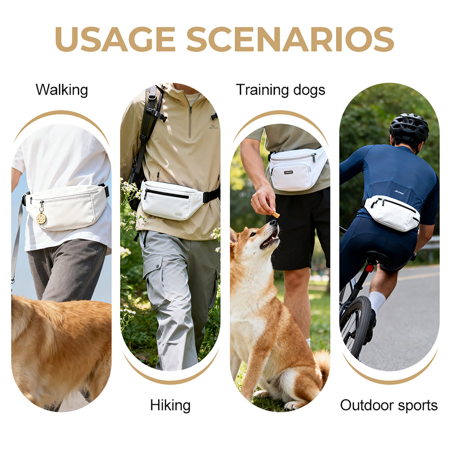 Haustier-Trainingsgürteltasche für Hunde & Training