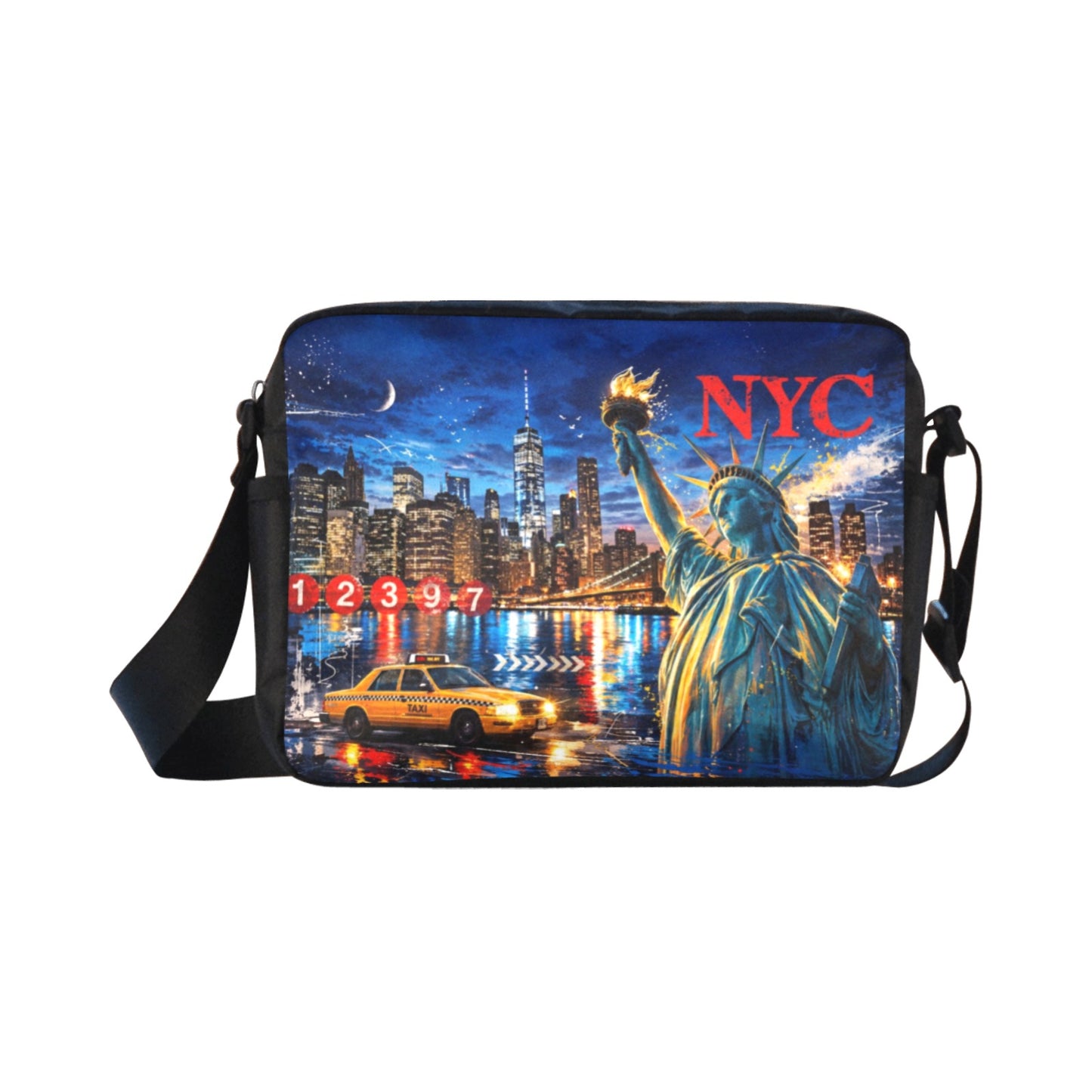 NYC Crossbody Tasche – Nylon Umhängetasche