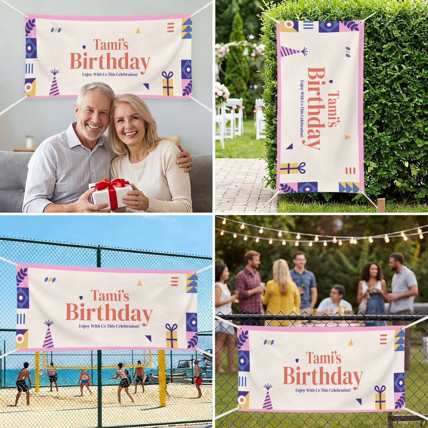 Individuelles Banner mit eigenem Motiv | 47×24 Zoll