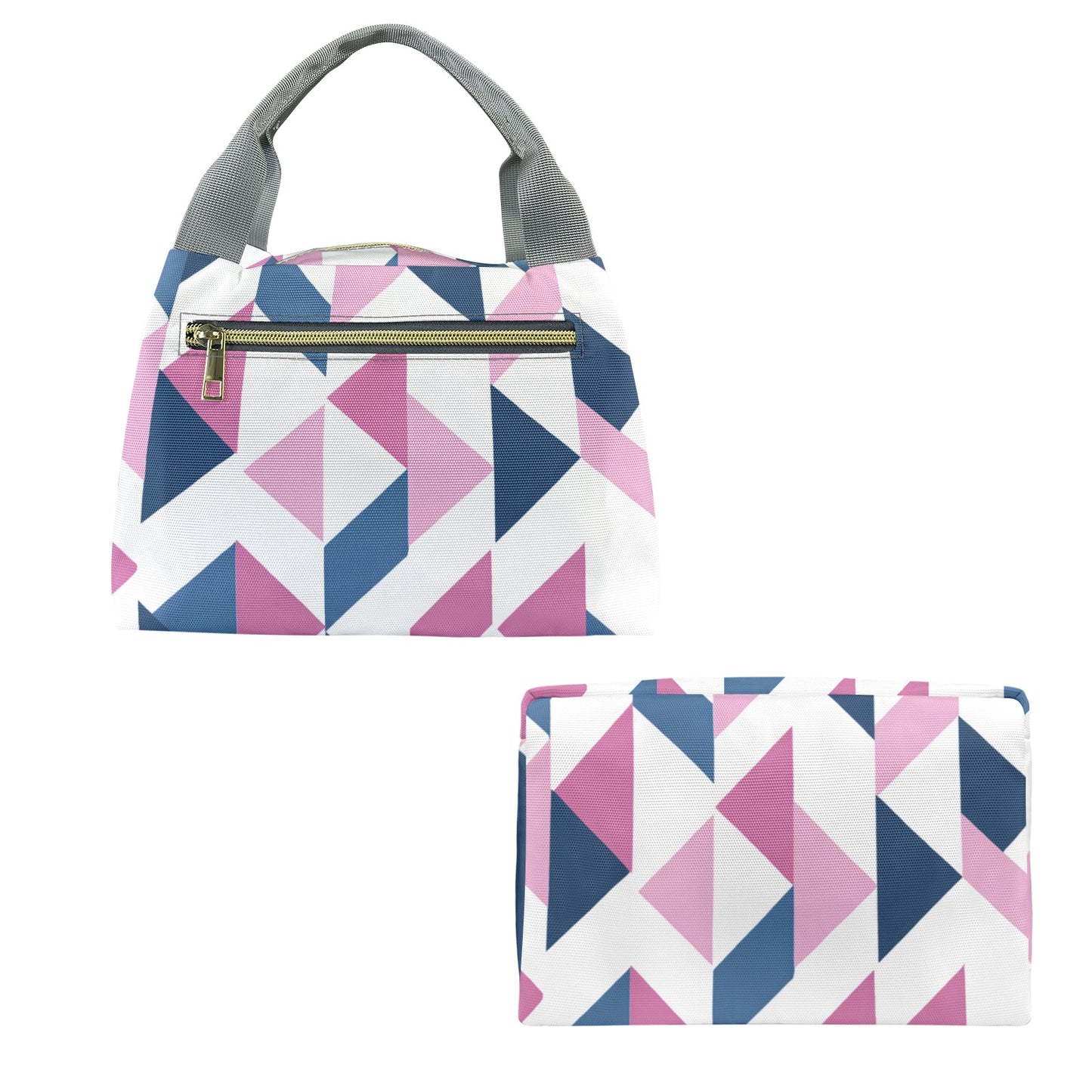Geometrische Lunchtasche – Kompakt & Modern