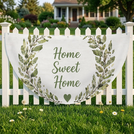Home Sweet Home Halbkreisflagge
