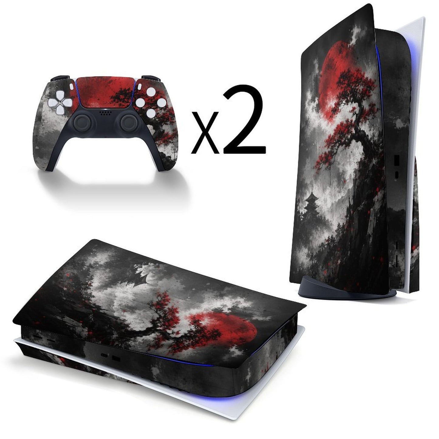 PS5 Konsolen-Sticker (Version mit optischem Laufwerk)