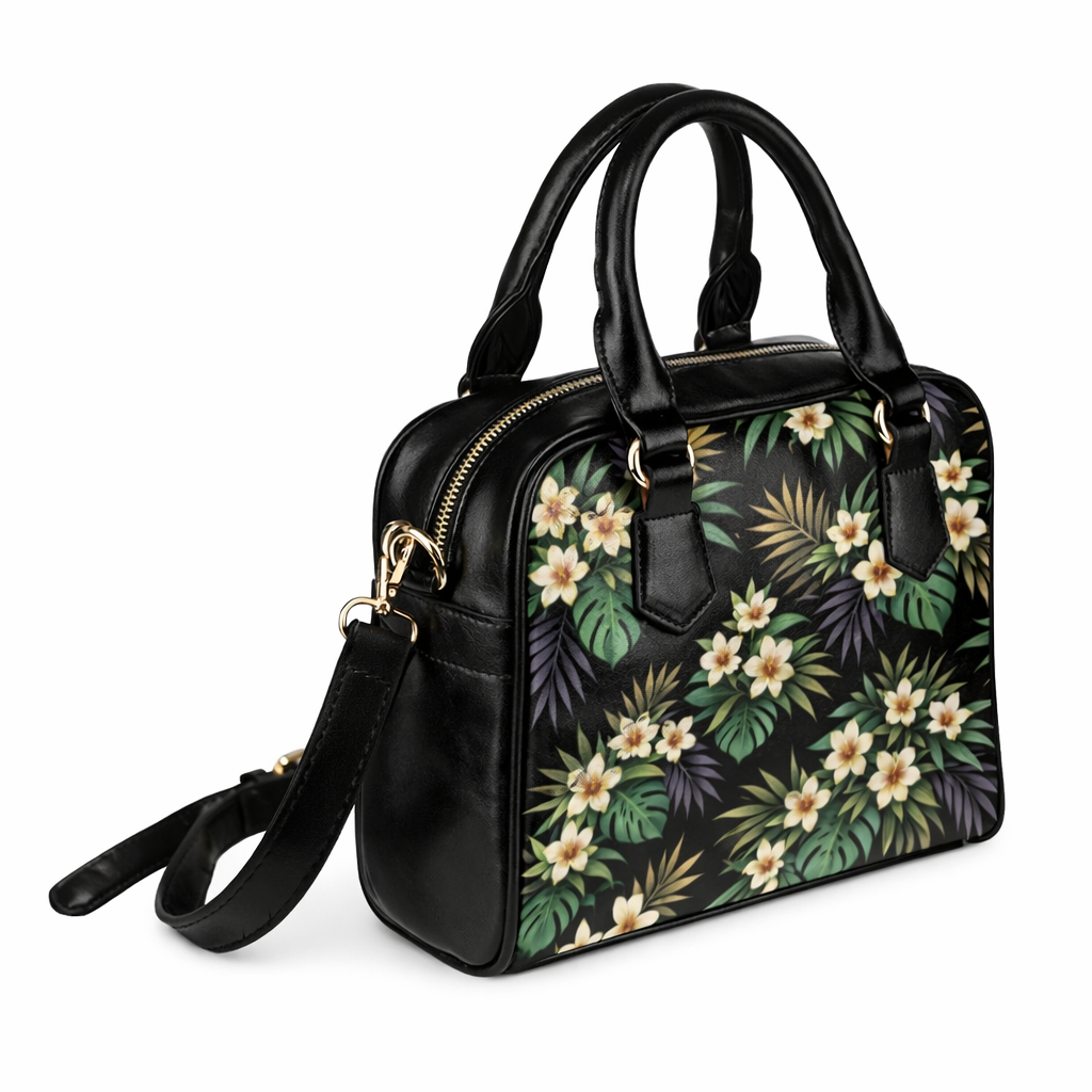 Florale Damen Handtasche aus PU-Leder