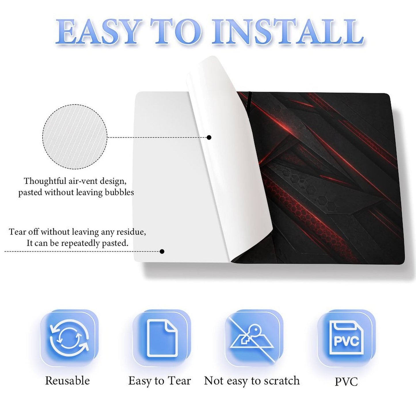 PS5 Slim Konsolen-Sticker (Digitale Edition)