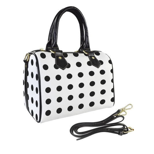 Kleine Handtasche mit Punkte-Design