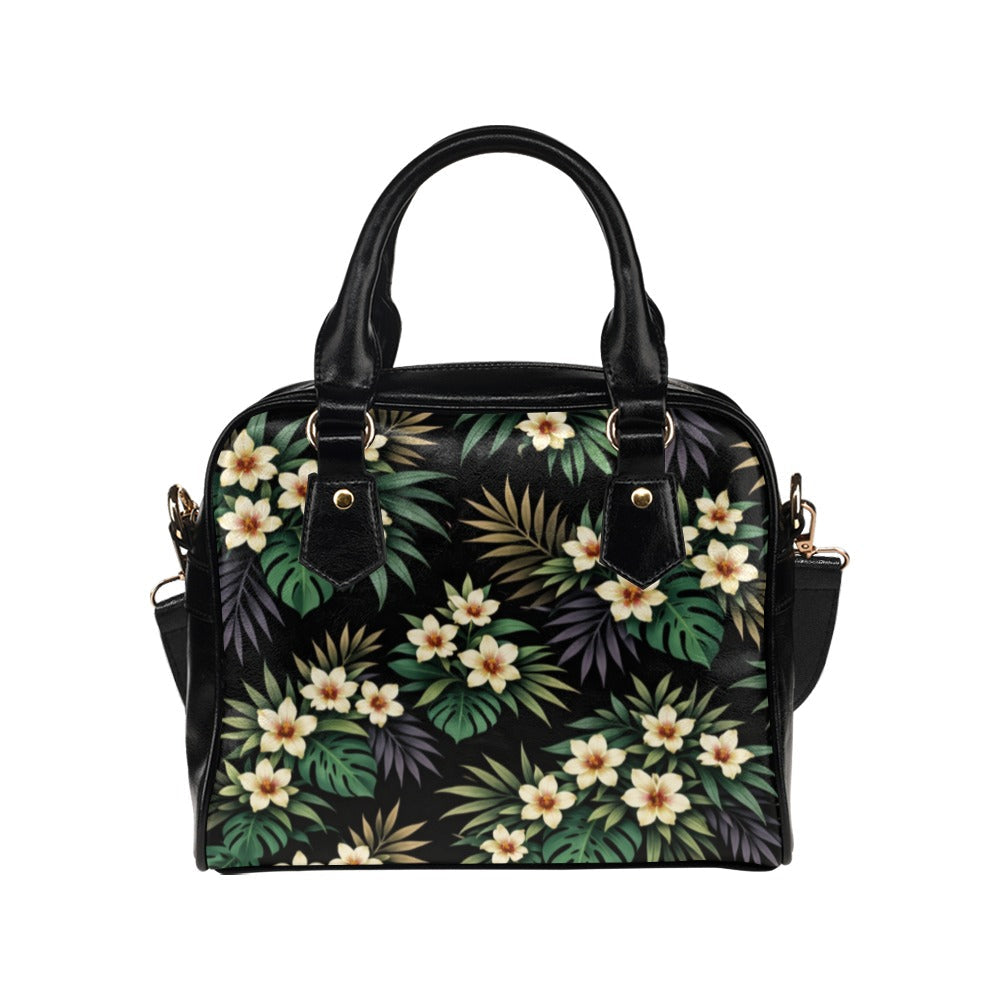 Florale Damen Handtasche aus PU-Leder