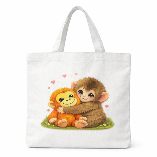 Viral Punch Monkey - Makaken Tote Bag