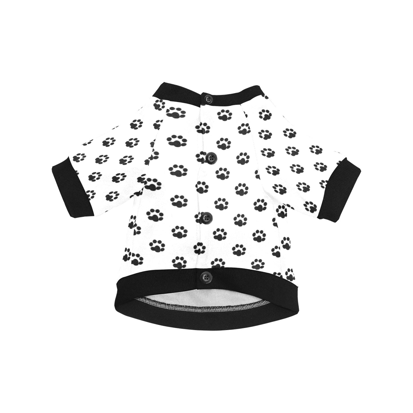 Flauschiges Hundeshirt mit Allover-Druck