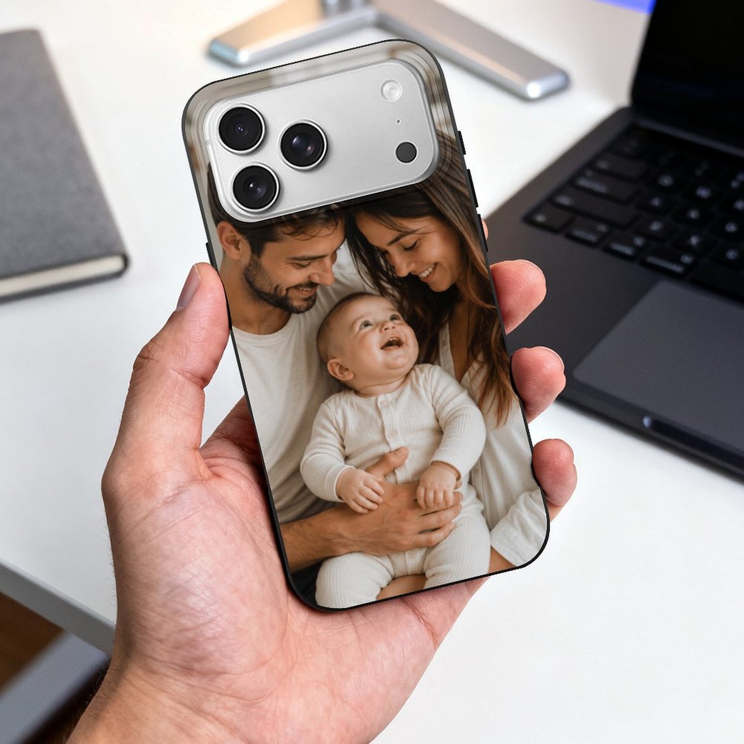 iPhone 17 Pro Max Fotohülle Schwarz TPU