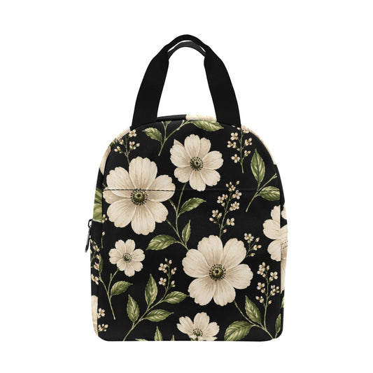 Isolierte Lunch-Tasche mit Blumenmuster