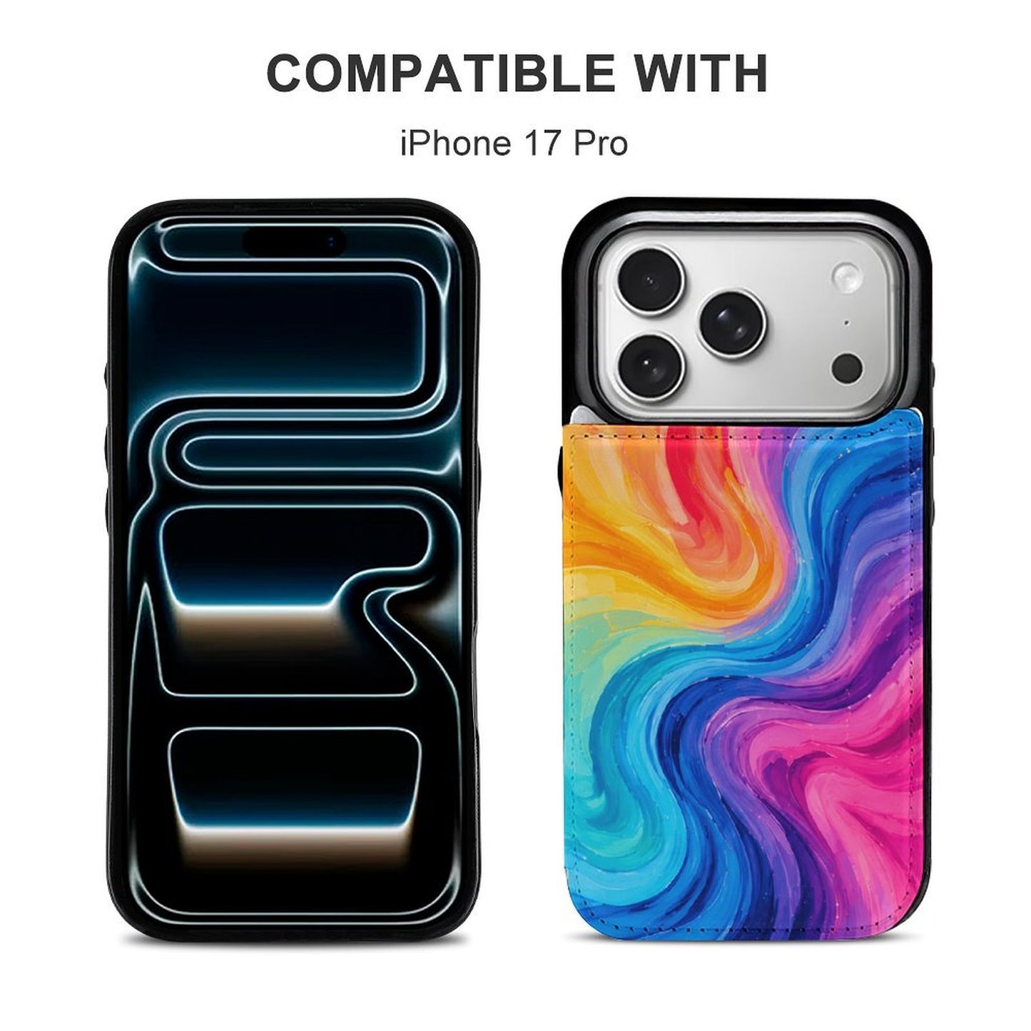 Klapphülle für iPhone 17 Pro mit Kartenfächern