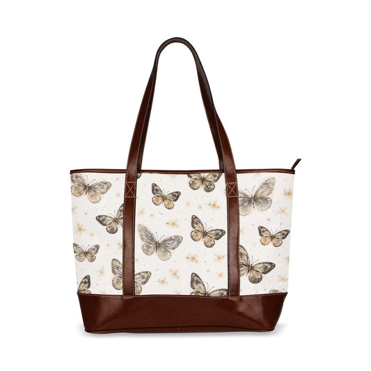 Elegante Tragetasche mit Schmetterlings muster – Wasserdichte Tote Bag