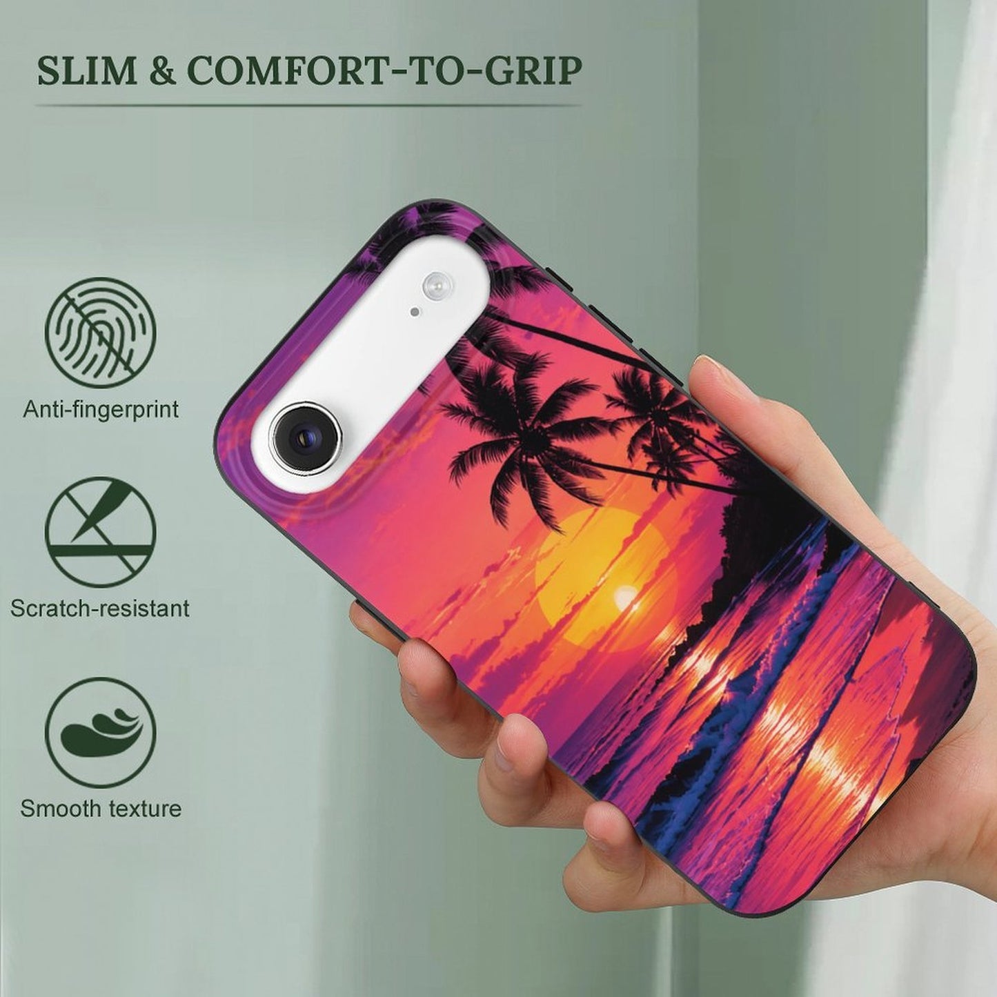 iPhone 17 Air Hülle – Schwarzes TPU Case