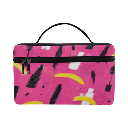 Kosmetiktasche „Pink Beauty“ mit Reißverschluss (Groß)