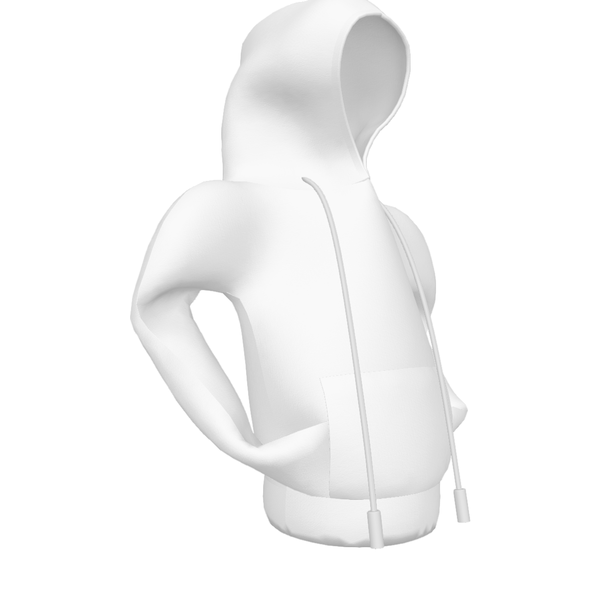 Auto Schaltknauf Hoodie Weiß