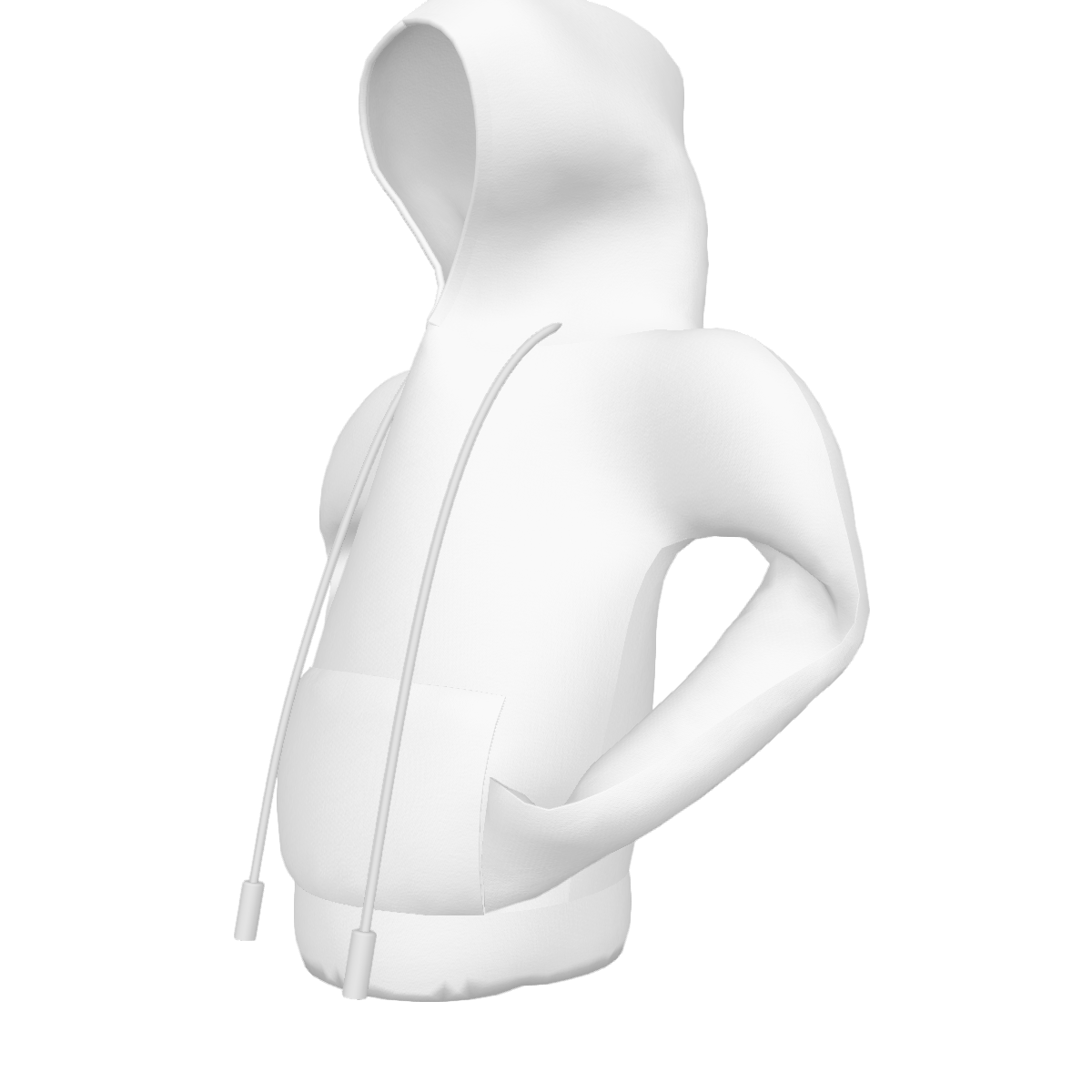 Auto Schaltknauf Hoodie Weiß