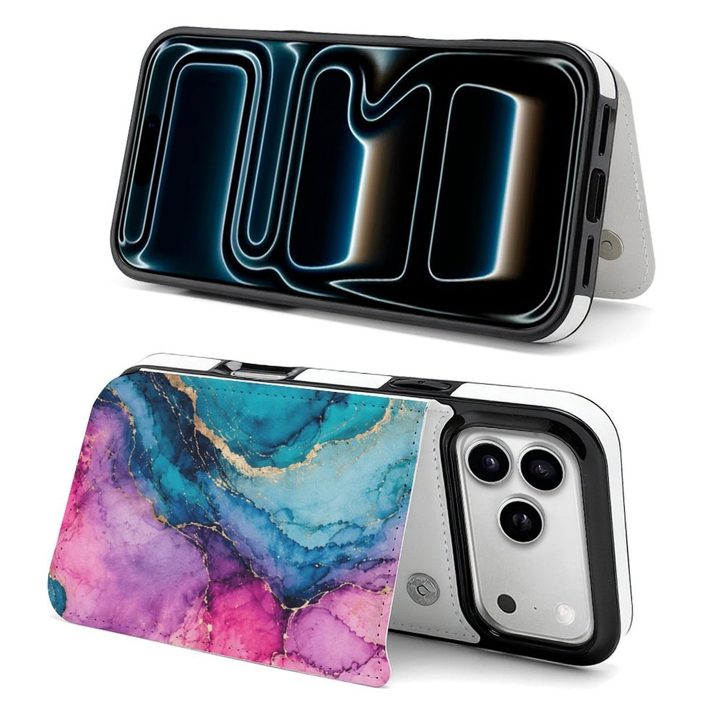 iPhone 17 Pro Max Klapphülle mit Kartenfächern & Rundumschutz