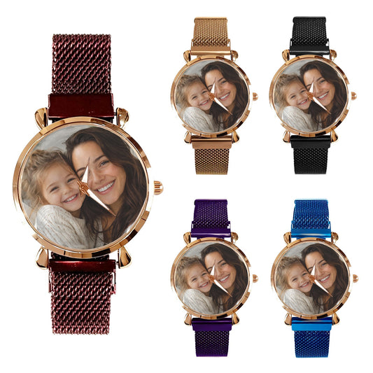 Personalisierte Damen Uhr mit Fotodruck
