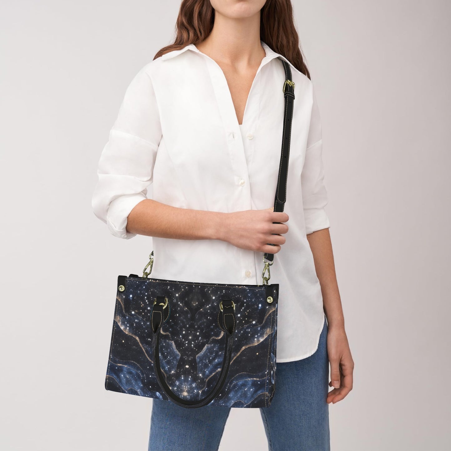 Damen Handtasche mit Galaxy-Design