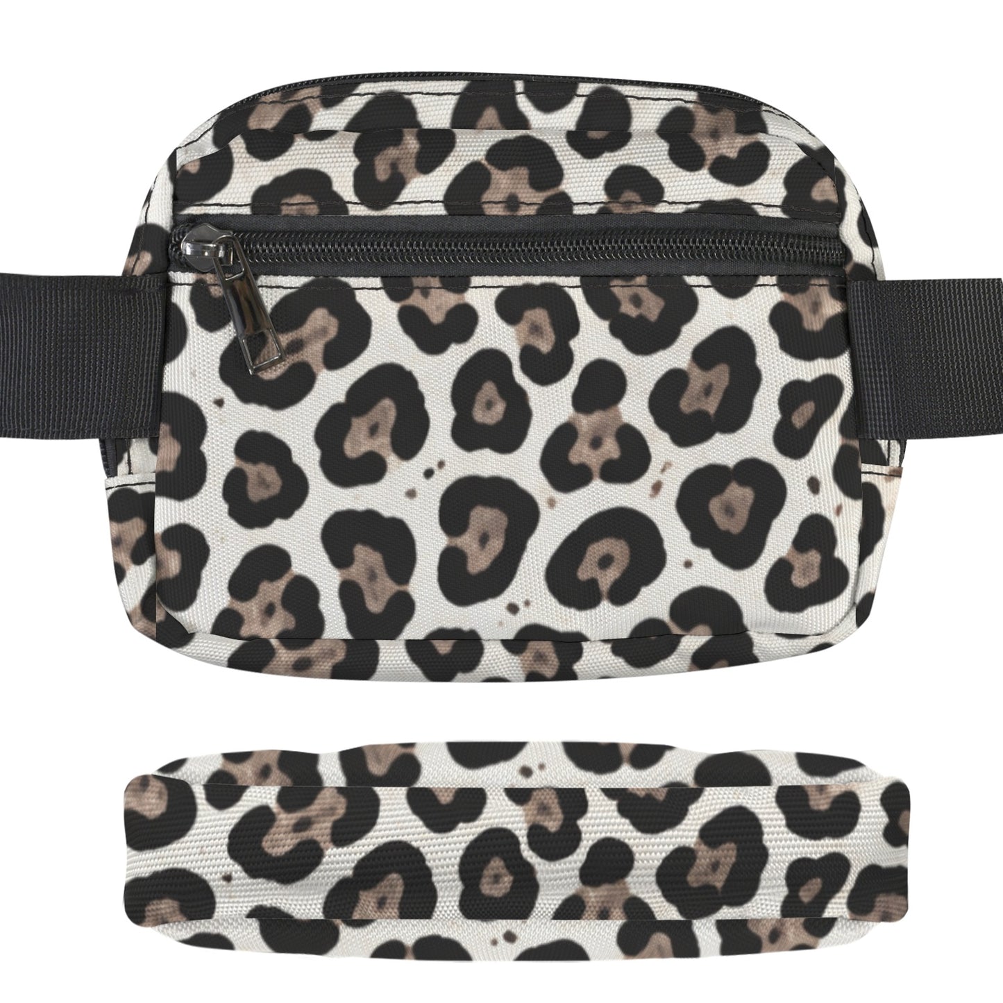Kleine Gürteltasche mit Leo-Print
