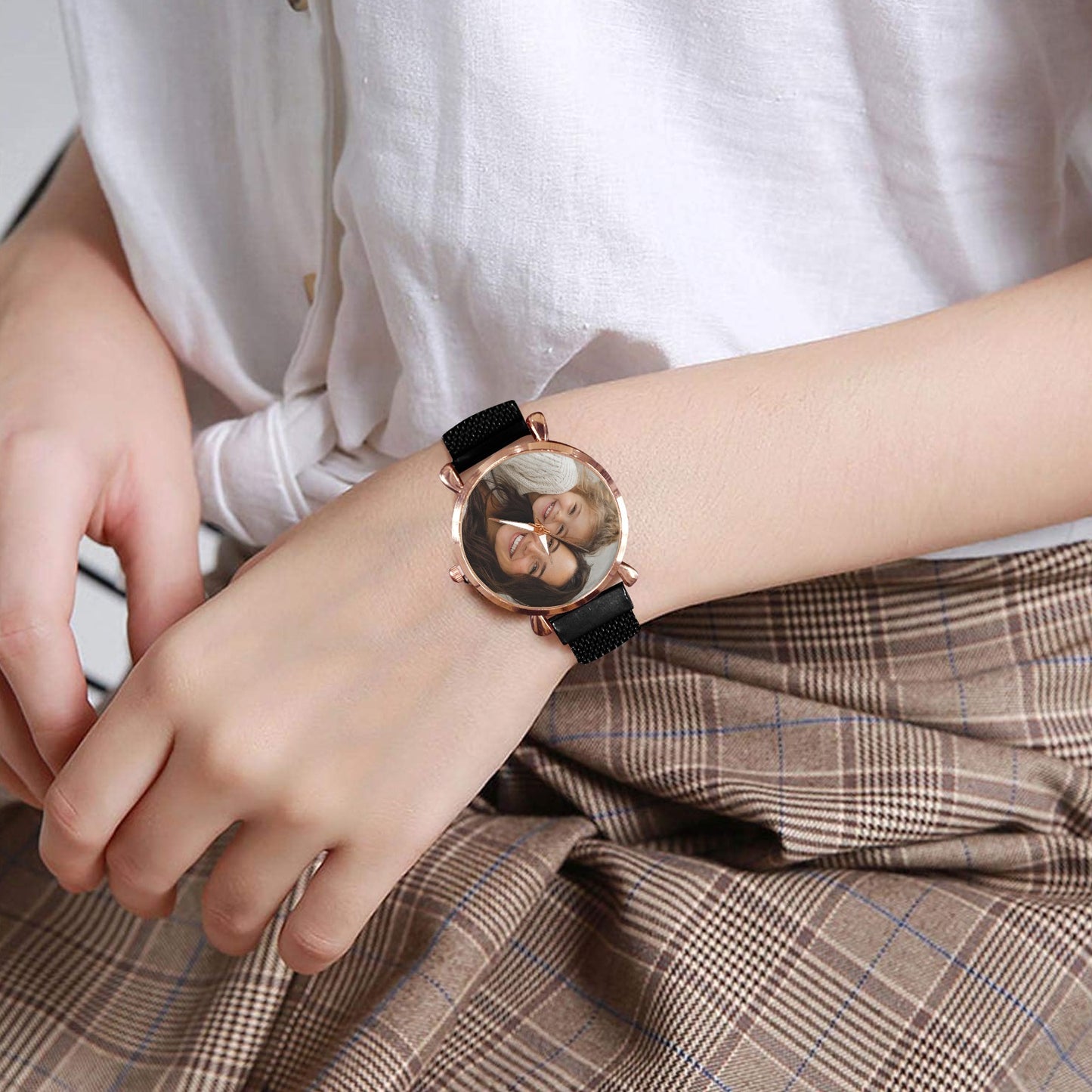 Personalisierte Damen Uhr mit Fotodruck