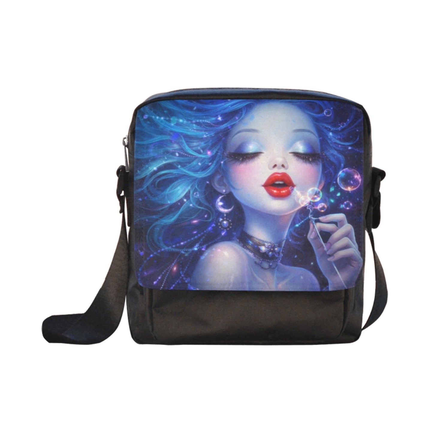Damen Crossbody Tasche mit Fantasy Motiv (Model 1633)