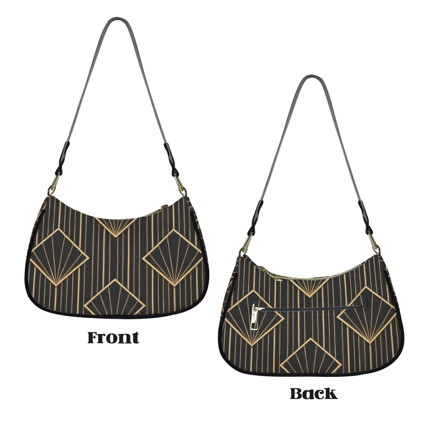 Damen Schultertasche im Art-Déco Design