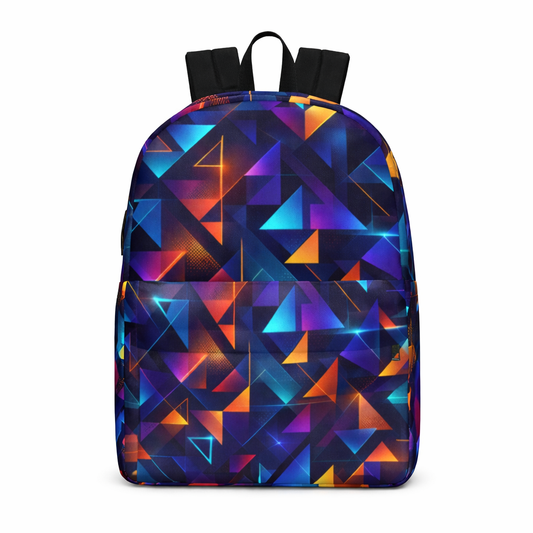 Moderner Rucksack – Geometrisches Design & Wasserdicht