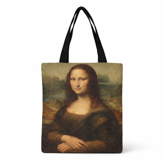Canvas Tasche „Mona Lisa“ – Allover Print
