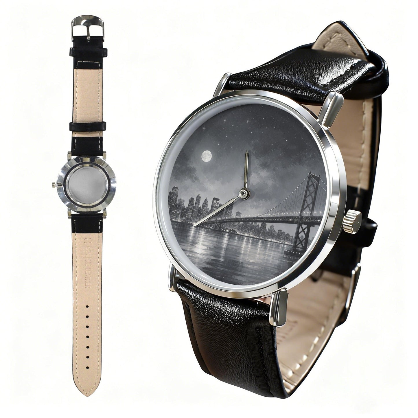 Personalisierte Lederarmband Uhr
