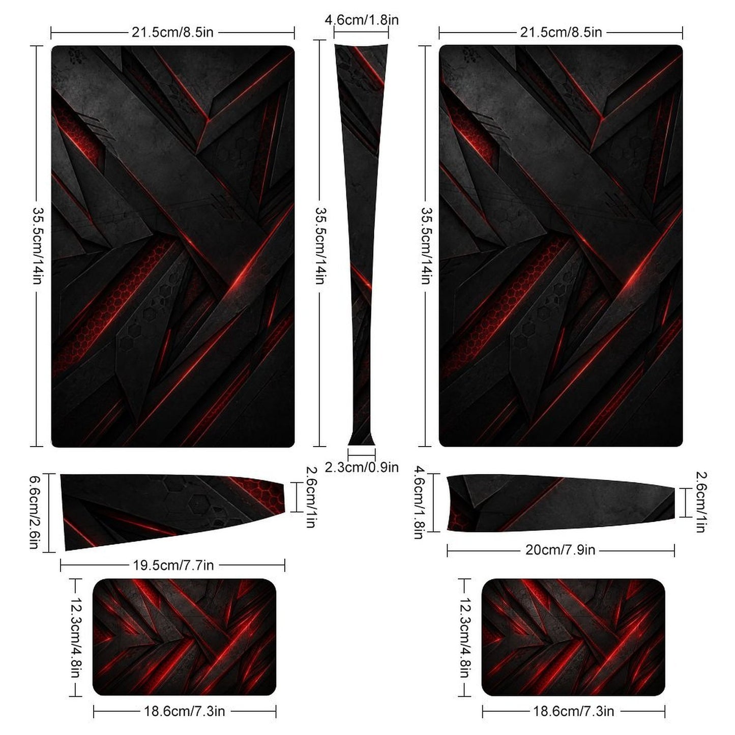 PS5 Slim Konsolen-Sticker (Digitale Edition)