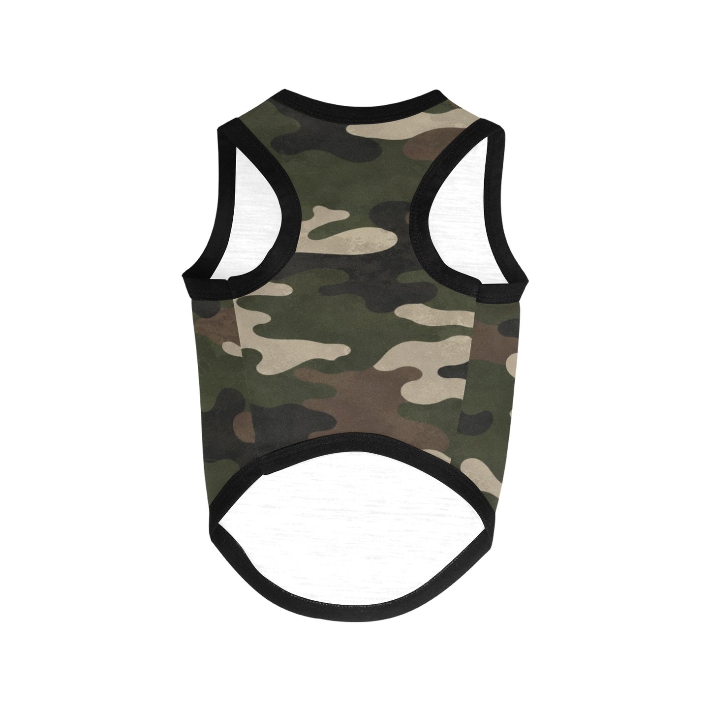 Camouflage Hunde-Tanktop mit Allover-Druck