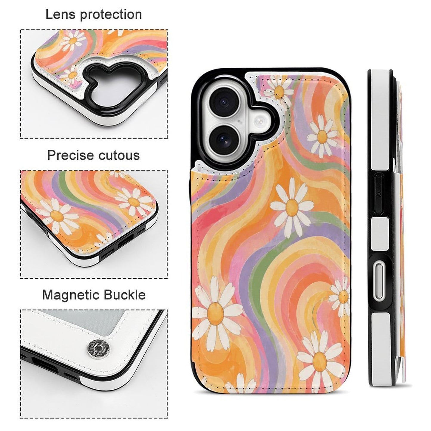 iPhone 17 Klapphülle mit Kartenfächern & Rundumschutz