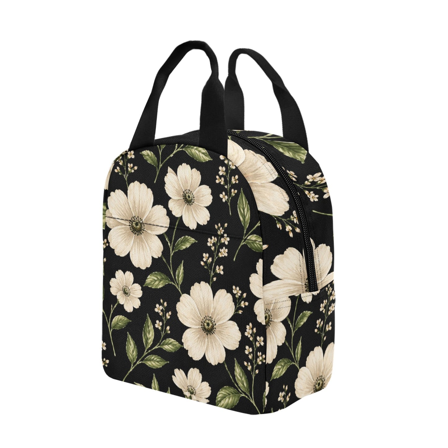 Isolierte Lunch-Tasche mit Blumenmuster
