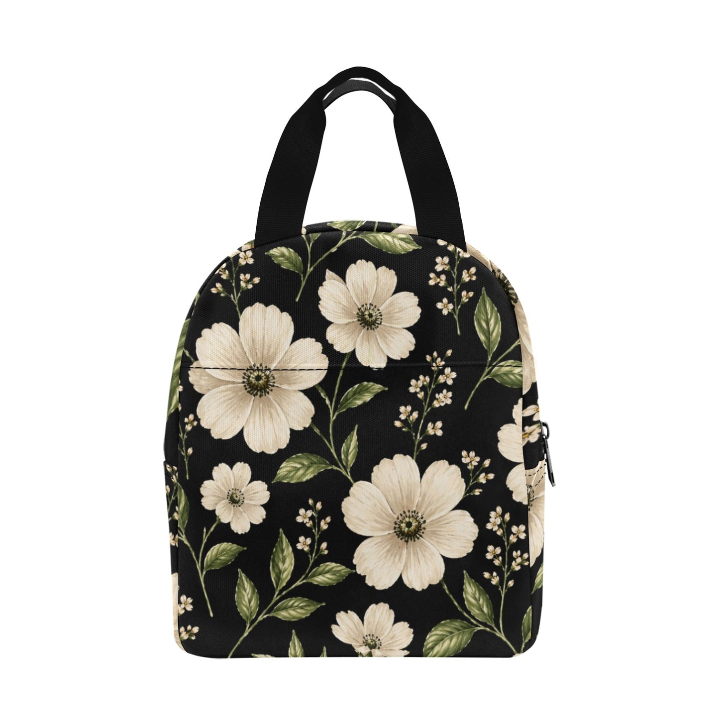Isolierte Lunch-Tasche mit Blumenmuster
