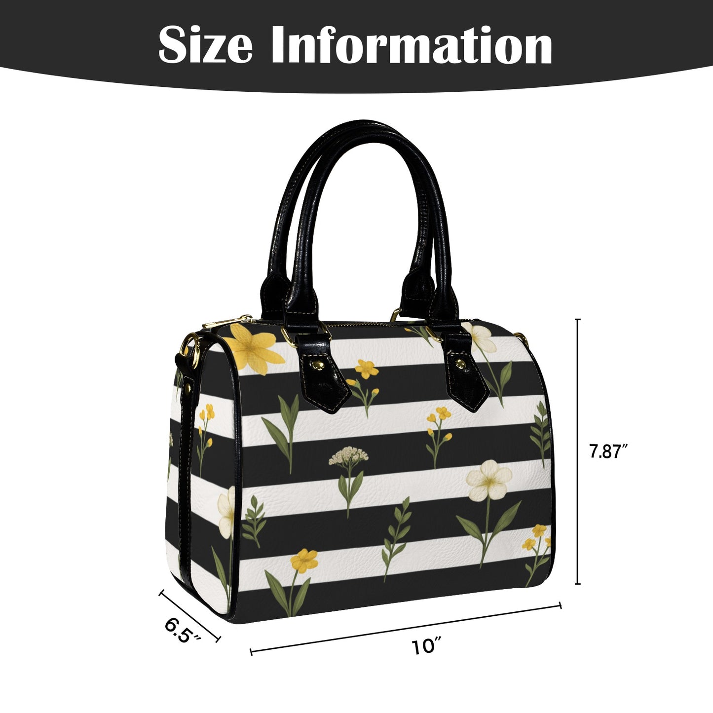 Damen Handtasche mit Blumenmuster