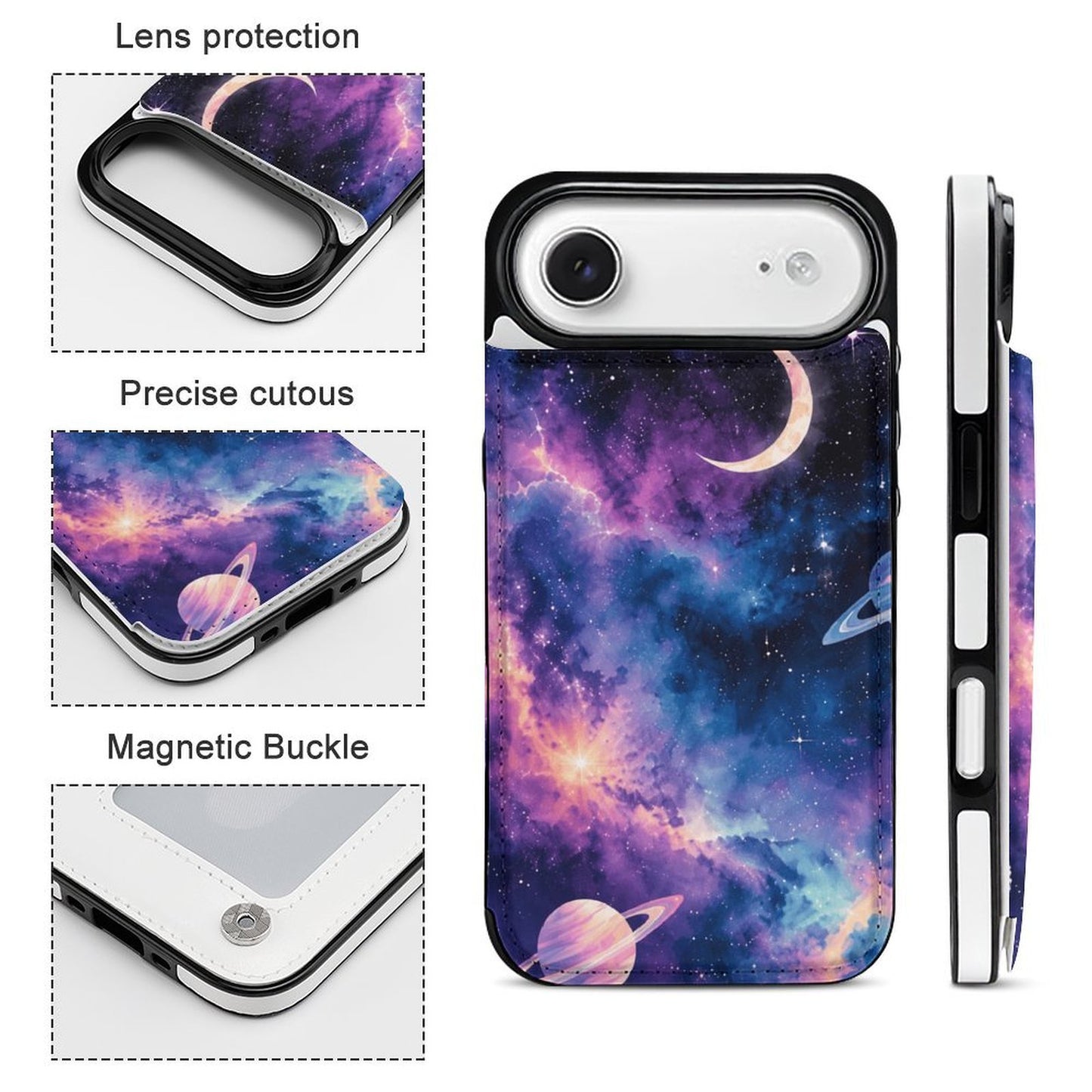 iPhone 17 Air Klapphülle mit Kartenfächern & Rundumschutz
