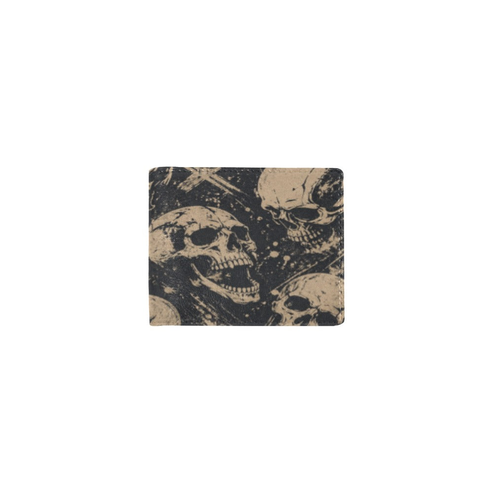 Bifold Geldbörse Herren – Skull Design