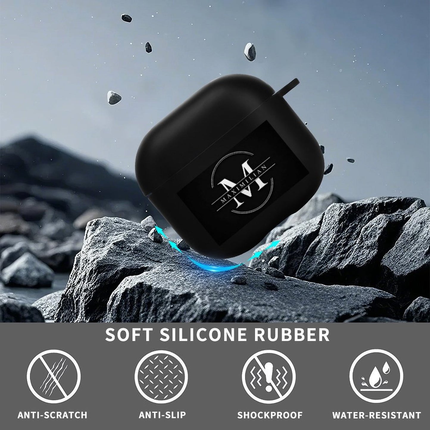 AirPods 4 Schutzhülle personalisiert mit Namen