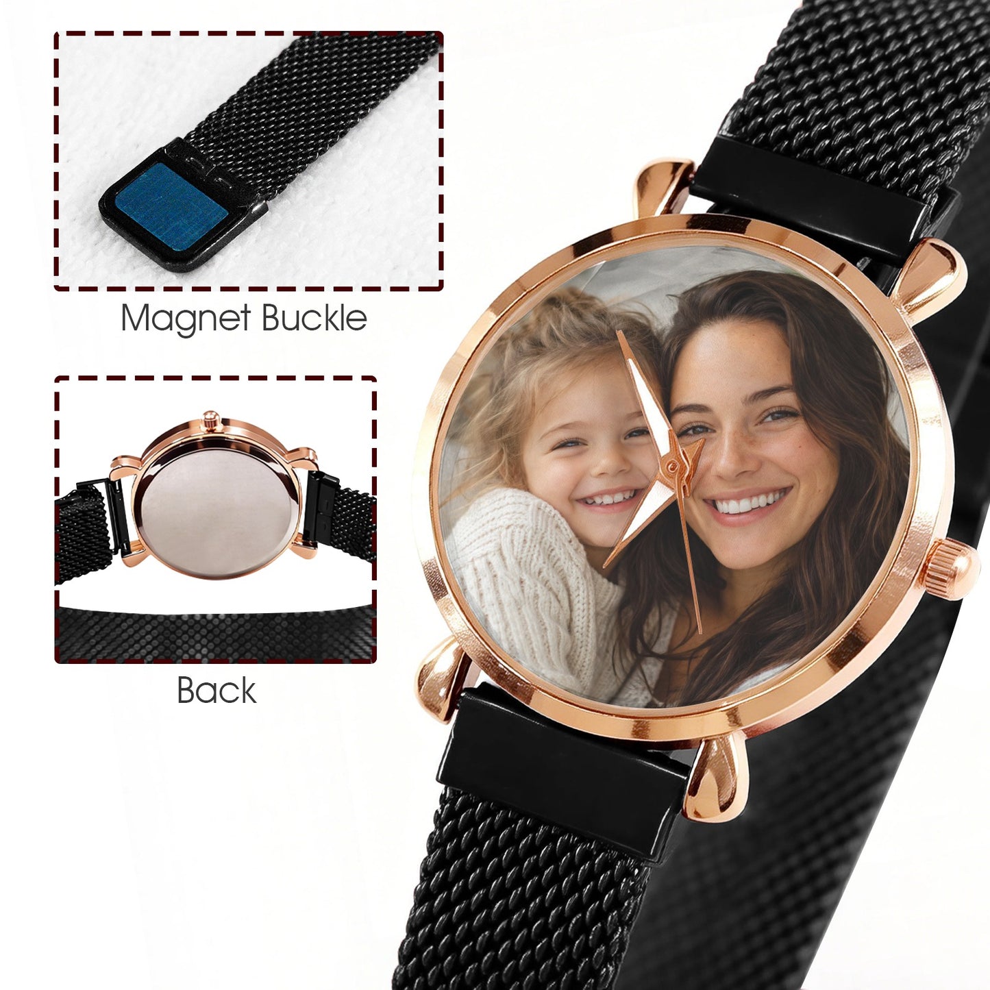 Personalisierte Damen Uhr mit Fotodruck
