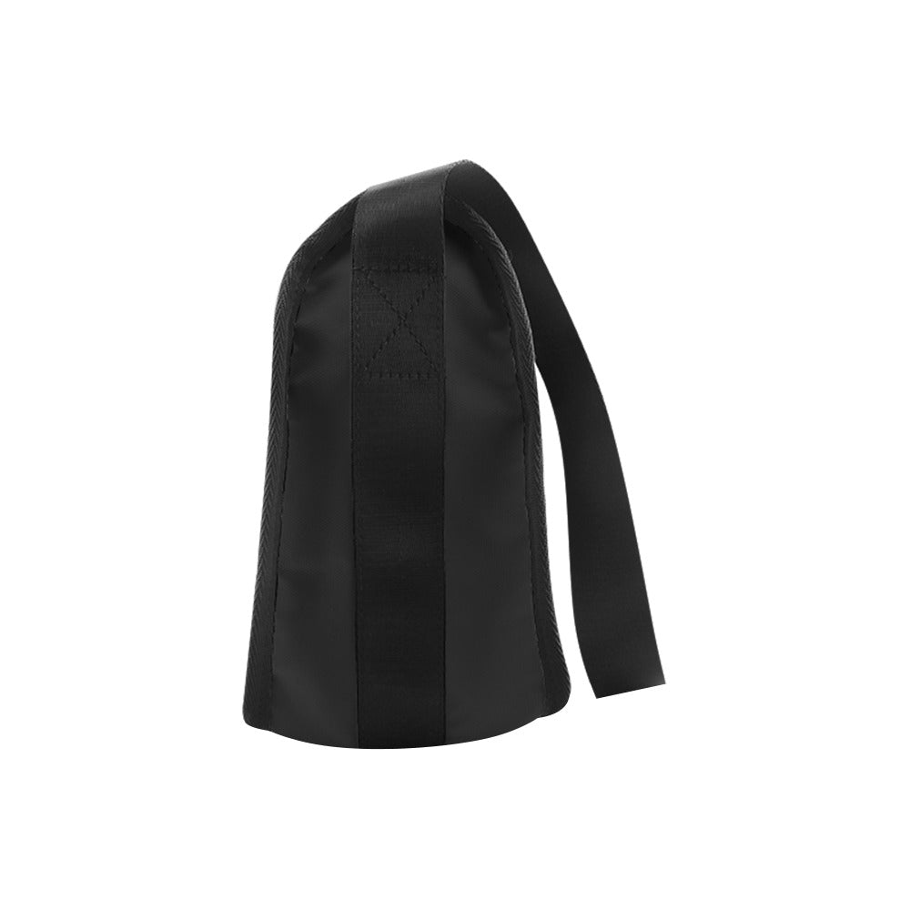 Damen Schultertasche mit elegantem Goldmuster